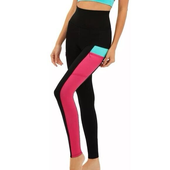 Beach Riot Tammy Legging Tidal Colorblock NEW Athletic Gym Workout Womens Medium - Picture 1 of 8